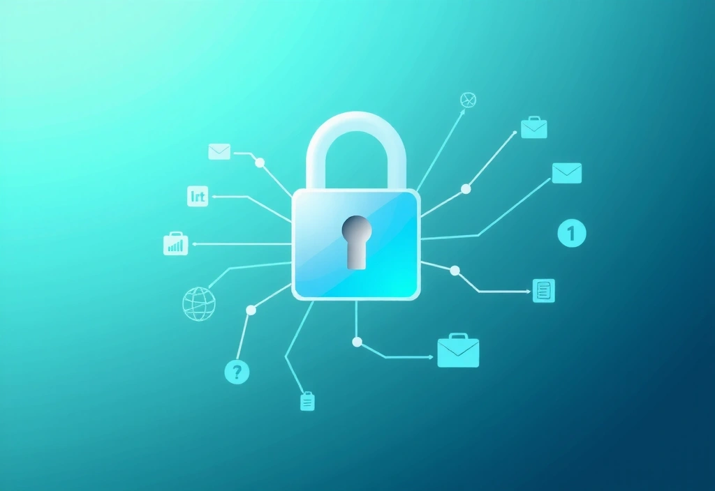 Illustrazione di un lucchetto digitale a protezione dei dati personali